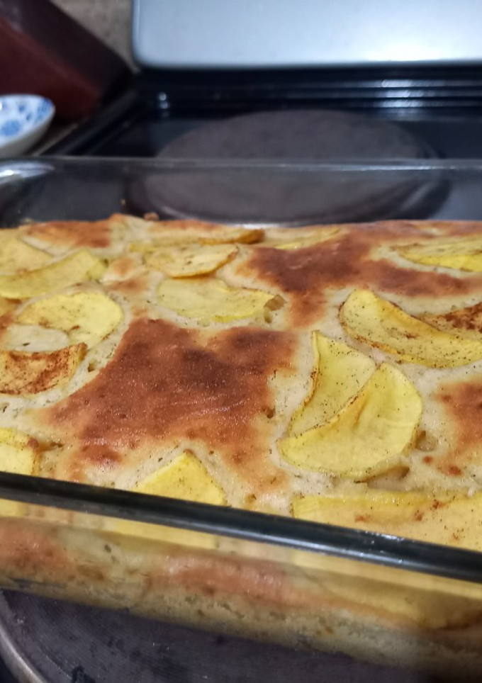 Una foto de Pastel de manzana, canela y avena (libre de gluten)