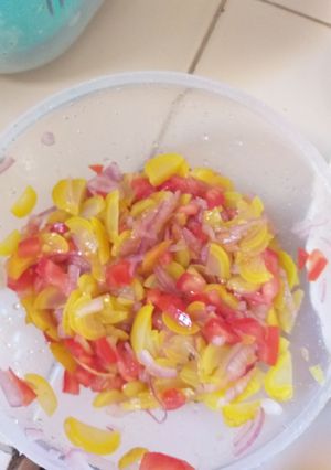 Una foto de Ensalada de melloco