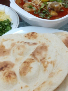 A picture of Tandoori Roti (homemade).