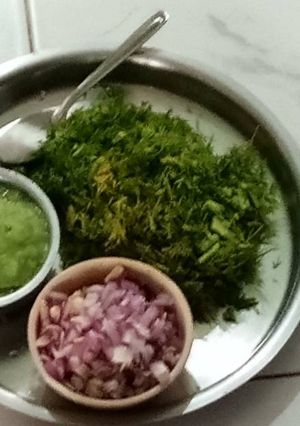 A picture of Dill Leaves Chutney.