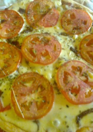 Una foto de Pizza