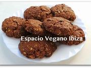 Una foto de galletas de espelta sin huevo