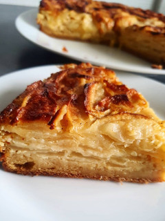 Une photo de Gâteau invisible aux pommes sans gluten et sans lactose