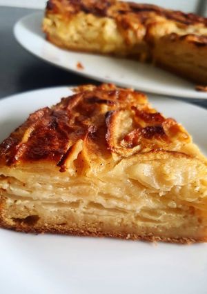 A picture of Gluten-Free, Dairy-Free Invisible Apple Cake.
