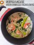 Sayur Lemak Sawi Bersama Timun Jepun