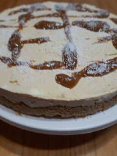Una foto de Cheesecake de dulce de leche
