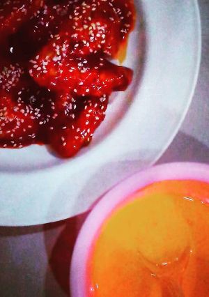 Foto resep Fire chicken wings saus keju