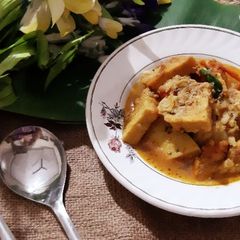 A picture of Dhokar Dalna(no onion,no garlic).