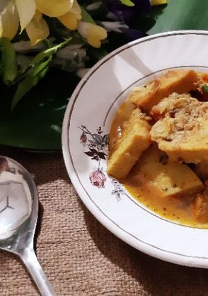 A picture of Dhokar Dalna(no onion,no garlic).