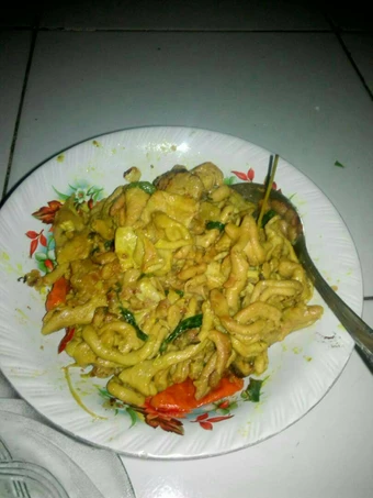 Langkah Gampang Menyiapkan Resep Usus Ayam Bumbu Kuning (Tanpa Daun Kemangi) yang  Bikin Ketagihan Anti Ribet, Mantap