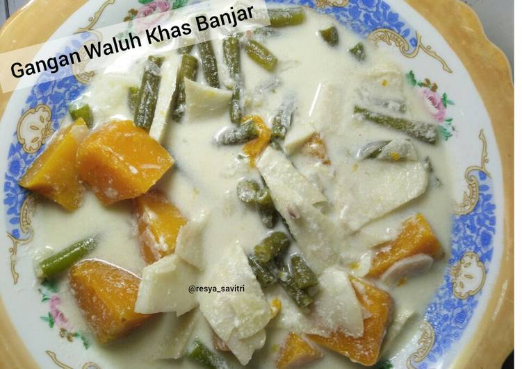 Resep 41. Gangan Waluh Besantan Khas Banjar yang Menggugah Selera
