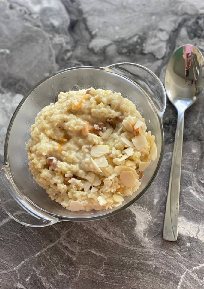 Булгур с изюмом и курагой