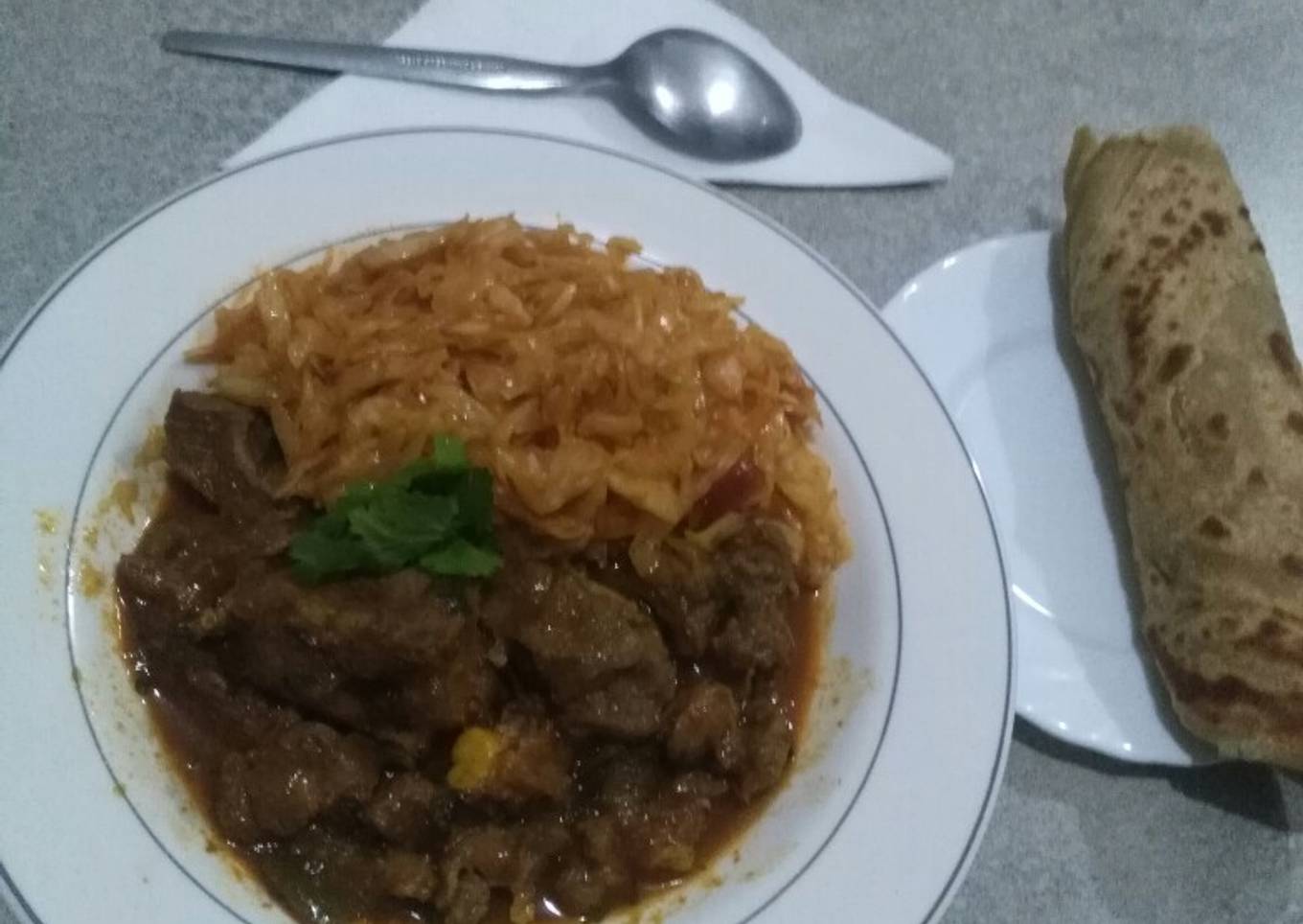 #themechallage goat stew and chapos