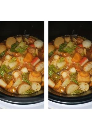 Foto resep Tomyam aneka bakso ala steamboat istana mie (bumbu bamboe)