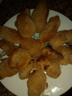 Una foto de Miniaturas de carne a la milanesa