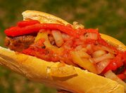 Una foto de chorizo sobras da
