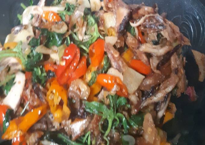 Resep Tumis tongkol (cue) suwir murah meriah Anti Gagal