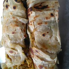 A picture of Paneer kathi roll.