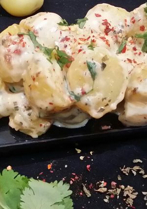 A picture of Cheesy Potatoes.