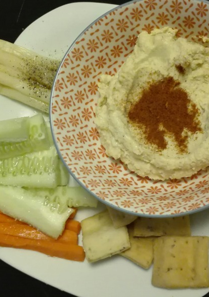 Una foto de Hummus de garbanzos