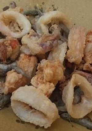 Foto di Misto di pesce fritto#bastachesiafritto