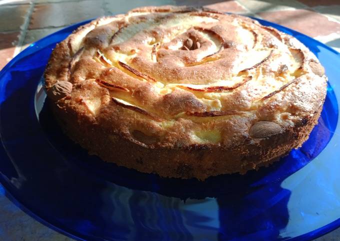 Modo più semplice a Fai  Veloce Torta di mele e mandorle