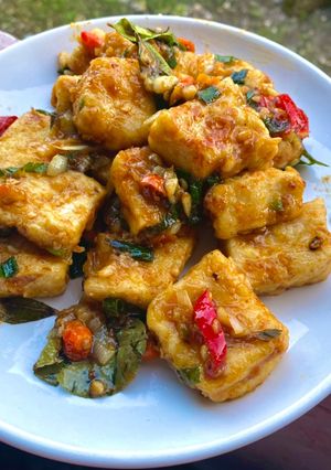 Foto resep Tahu Susu Salted Egg