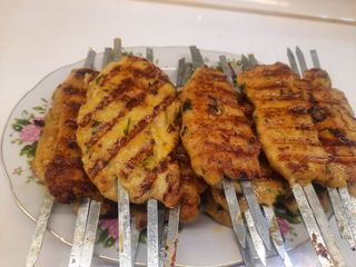 کباب مرغ تابه ای