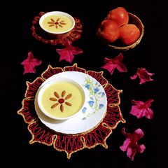 A picture of Apple Kheer.