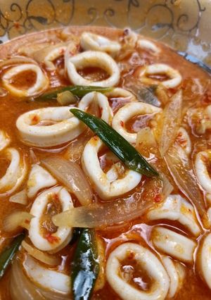Foto resep Cumi saos padang