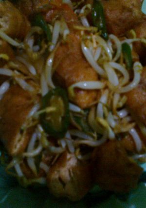 Foto resep Tumis tahu toge cabe ijo