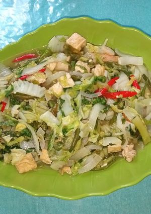 Foto resep Tumis sawi putih ala Ndeso