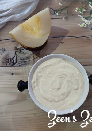 A picture of Sun Melon/ Yellow Muskmelon Shrikhand.