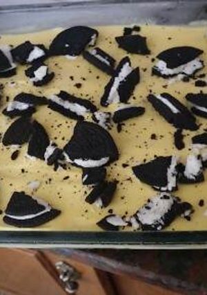 Una foto de Postre de vainilla y chocolate