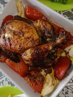 صورة لوصفة فروج مشوي