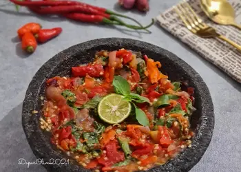 Resep Terbaru Sambal Terasi Kemangi Super Enak 👌 Nikmat Lezat