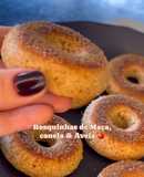 Donas manzana y canela