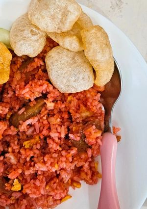Foto resep Nasi goreng Merah Makassar