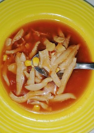 Una foto de Sopa de setas