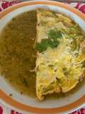 Omelette de gualumbo (flor de maguey) especial