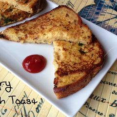 A picture of Savoury French Toast.