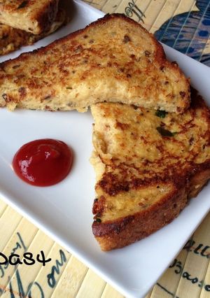 A picture of Savoury French Toast.