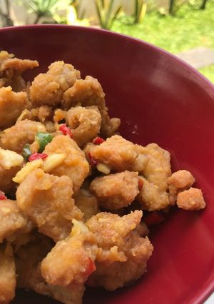 Foto resep Ayam Saus Telur Asin