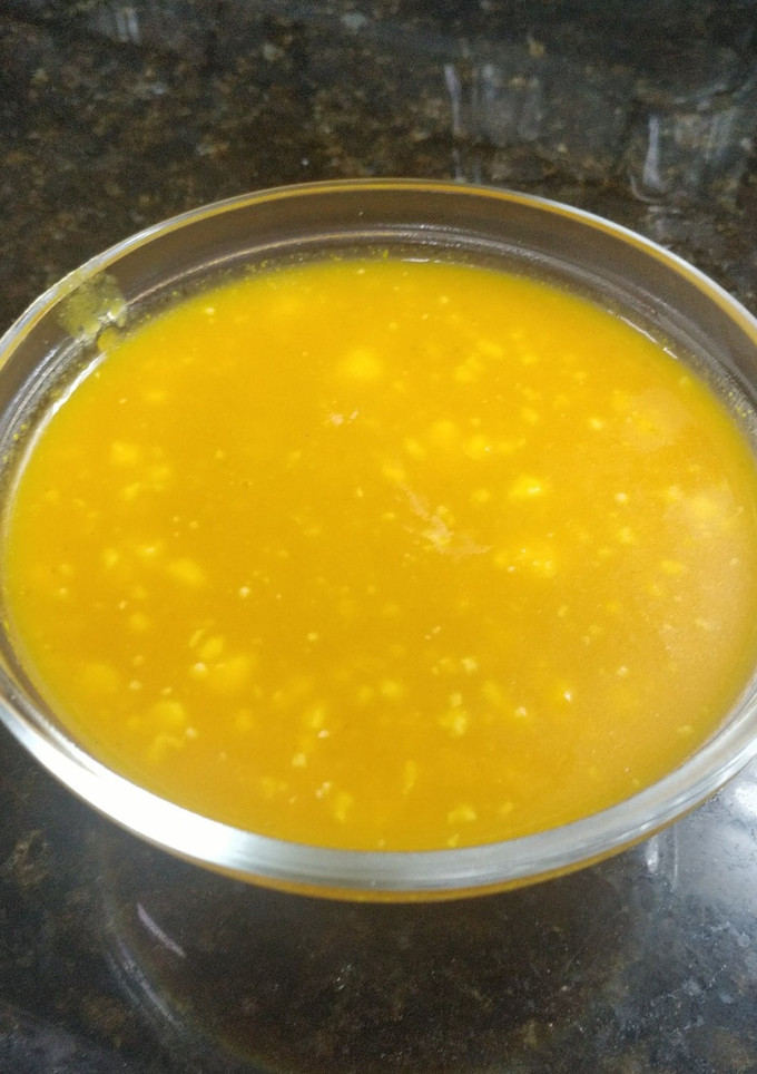Una foto de Sopa crema de zanahoria