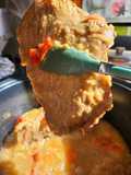 Cerdo al jugo y mostaza