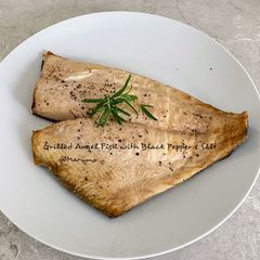 Grilled Angel Fish with Black Pepper & Salt A picture of Grilled Angel Fish with Black Pepper & Salt.