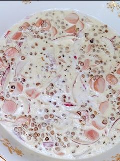 Szilveszteri lencse saláta recept fotója