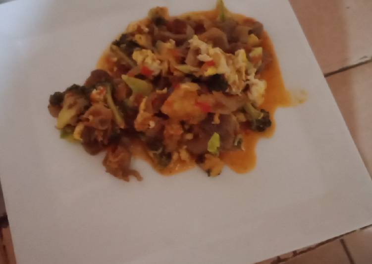 Resep Brokoli daging sapi + telor balado, Sempurna