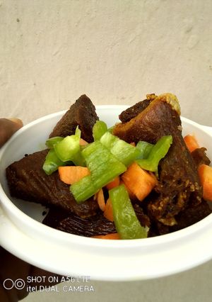 A picture of Black Pepper Beef.