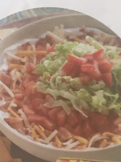 A picture of Creamy layered blt dip.
